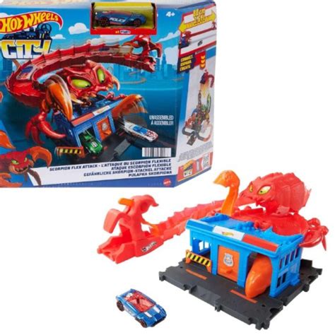 Hot Wheels City Pista Ataque Do Escorpiao Hdr Hotwheels