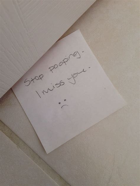 My Girlfriend Slid This Under The Bathroom Door Now I Have Two Clingers To Deal With Imgur