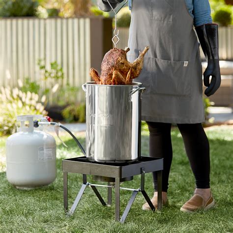 Backyard Pro - Stainless Steel Turkey Fryer Kit - Meadow Creek Barbecue ...