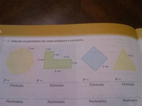 Calcula El Per Metro De Cada Pol Gono Y Contesta Por Favor Es Urgente