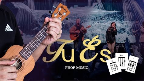 Como Tocar Tu és Águas Purificadoras Fhop Music no Ukulele