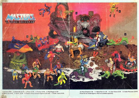 Buy He Man And The Masters Of The Universe Mattel Toys Display 24x36