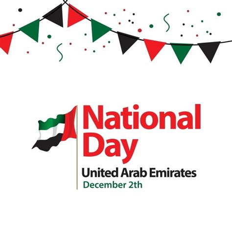 National Day United Arab Emirates Vector Template Design Illustration