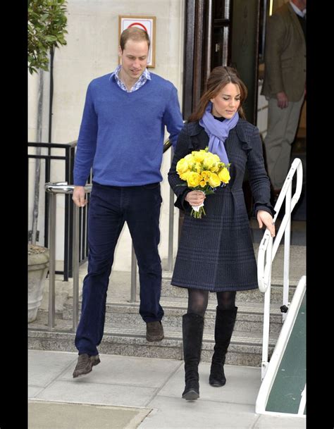 Photo Le prince William et son épouse Kate Middleton à la sortie du