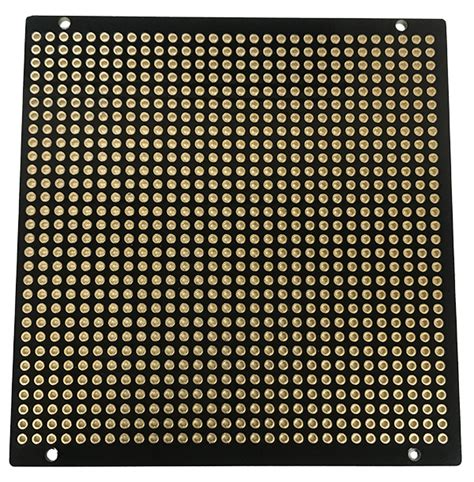 1 Oz Gold Plated Single 30x30 Pads Doubled Sided Prototype Board