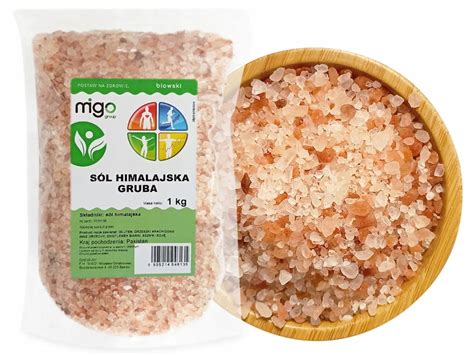 SÓL HIMALAJSKA GRUBA Różowa 1Kg MIGOgroup 12432617936 Allegro pl