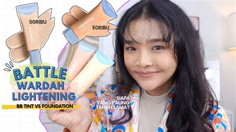 BATTLE WARDAH LIGHTENING BB TINT VS LIQUID FOUNDATION APA SIH BEDANYA