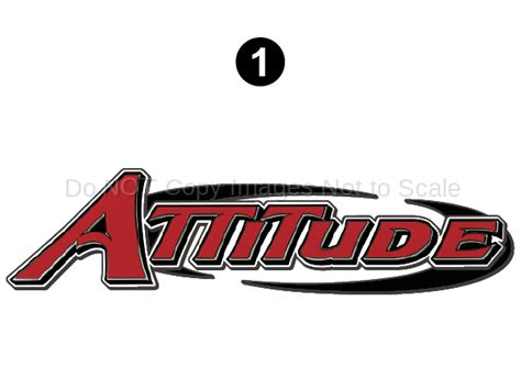 2016 Attitude Front Attitude Logo Decal - RV Graphics Store