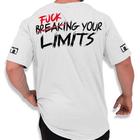 T SHIRT OVERSIZE FUCK YOUR LIMITS Of MOREmuscle Immeditate Shipping