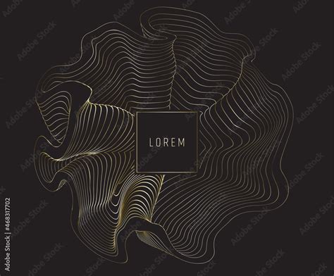 Gold lines template, artistic covers design, colorful luxury backgrounds. Trendy pattern ...