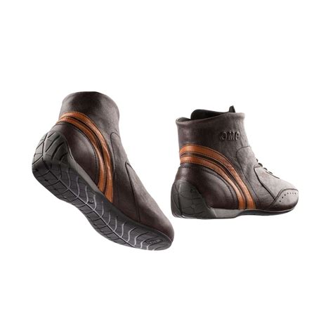 Omp Italy Carrera My Racing Shoes Dark Brown Fia Dark Brown