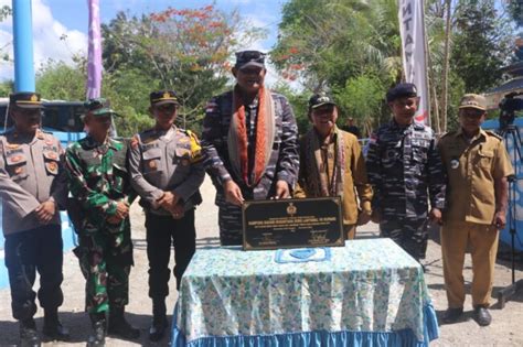 Peresmian Kampung Bahari Nusantara Oleh TNI AL Dan Pemda Kabupaten