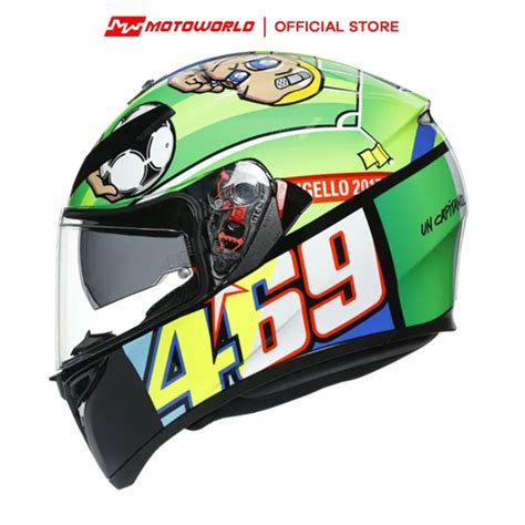 Spot Segundo AGV K3 SV Rossi Mugello 2017 Full Face Helmet Lazada PH