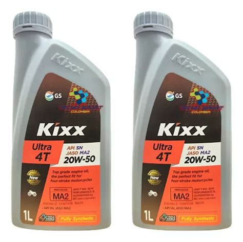 Aceite Moto 20w50 Motor 4t Kixx Full Sintetico X2 Litros MercadoLibre