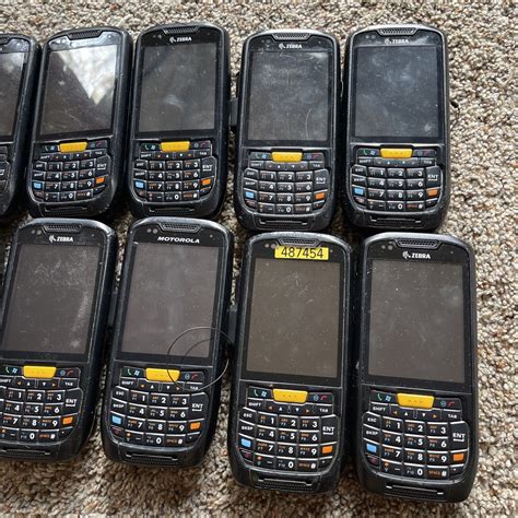 Lot Of Motorola Zebra Mc Mc Handheld Mobile Computer Barcode