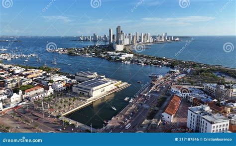 Cartagena Bay At Cartagena In Bolivar Colombia Stock Photo Image Of