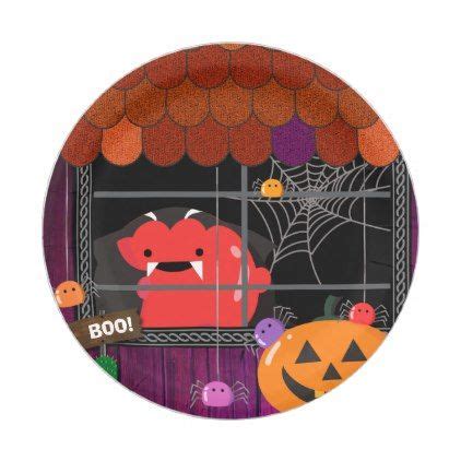 Customizable Halloween Paper Plate