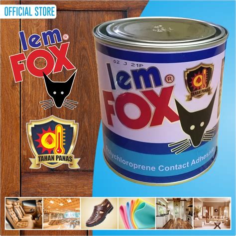 Jual Lem Fox Biru Kaleng Gram Lem Kuning Serbaguna Shopee Indonesia