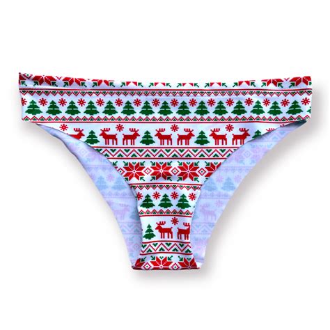 Christmas Spirit Cheeky Bikini Ulu Underwear Outrageously