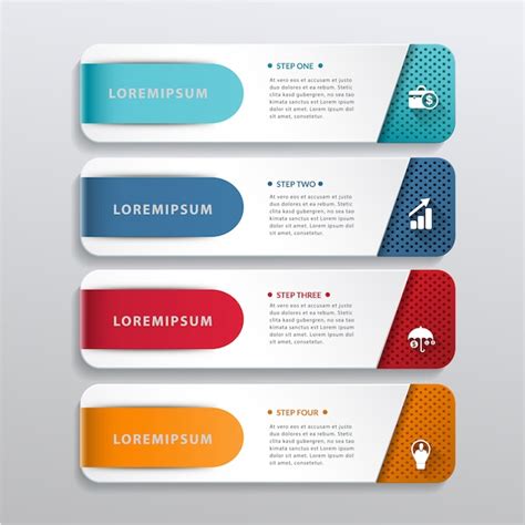 Premium Vector Modern Infographic Design Element Banner