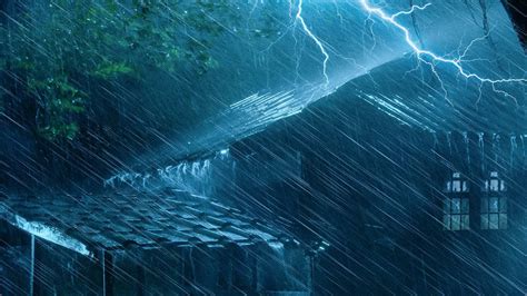 Relax Fall Asleep In Minutes With Rain Thunderstormheavy Rainstorm