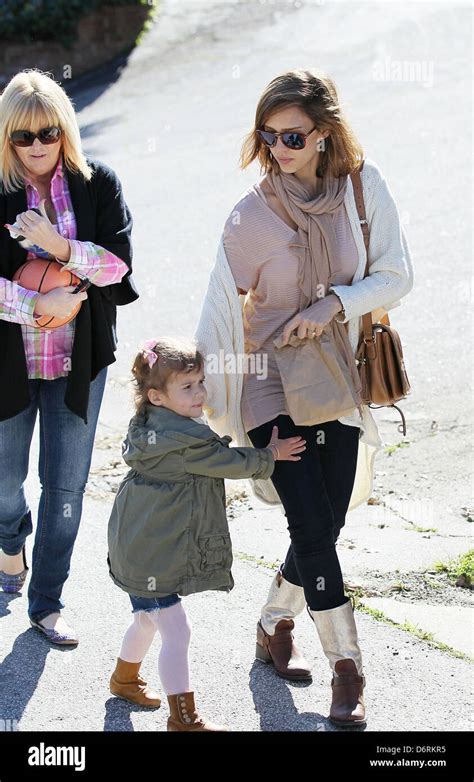 Jessica's mother Catherine Alba, Jessica Alba and Honor Marie enjoy a family day out at ...