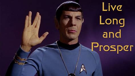 Star Trek S Vulcan Salute Live Long And Prosper Youtube