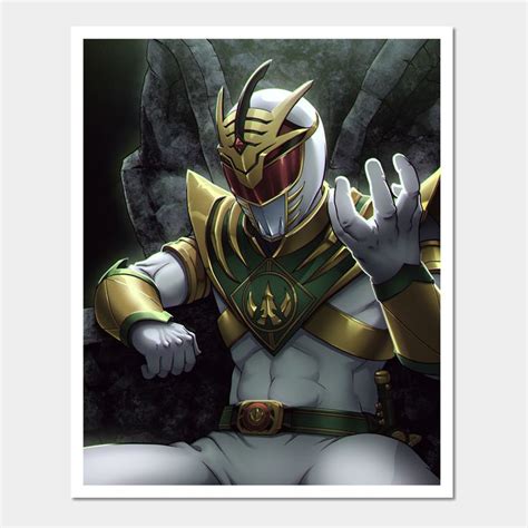 Drakkon Wall And Art Print In 2023 Power Rangers Fan Art Green Power