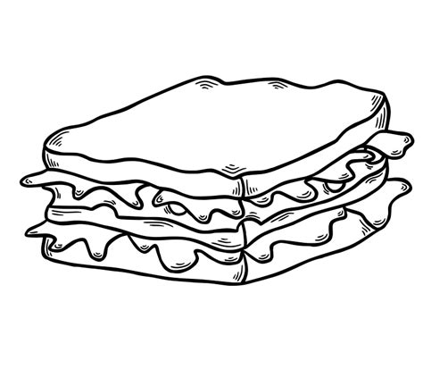 Download Sandwich, Bread, Fast Food. Royalty-Free Stock Illustration ...