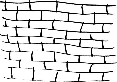 32100 Brick Wall Line Drawing Stock Illustrations Royalty Free