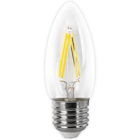 Bombilla LED Filamento Vela Clara E27 2W Fría Matel