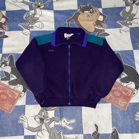 Vintage Columbia fleece jacket size XL Made in USA - Depop