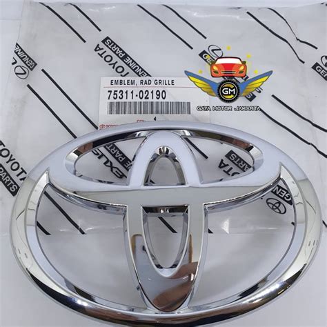 Jual Emblem Logo Depan Grill Radiator Camry Yaris Altis 75311 02190 Di