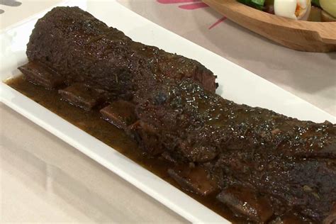 Tira De Asado Braseada Con Chimi Y Risotto De Vino Tinto El Gourmet