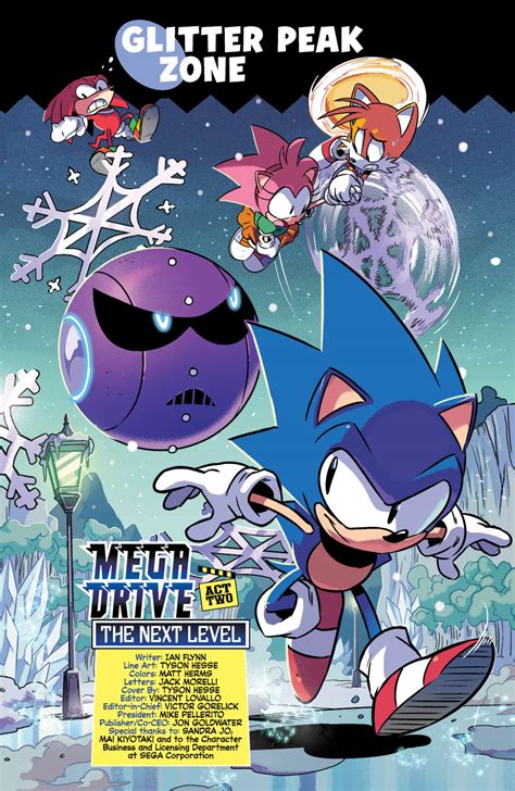 Sonic Mega Drive The Next Level Preview First Comics News