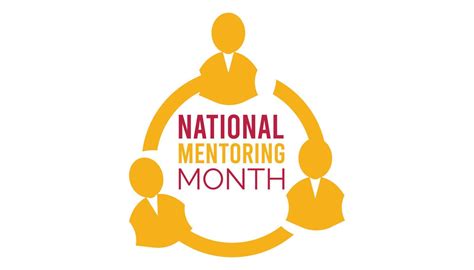 Illustration On The Theme Of National Mentoring Month Observed Each