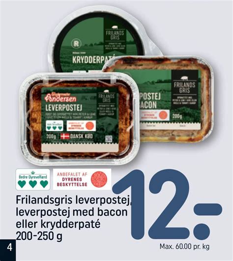 Frilandsgris leverpostej leverpostej med bacon eller krydderpaté 200