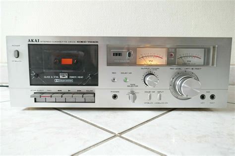 Lecteur De Cassette Akai Stereo Cassette Deck Gxc D Vintage Tape