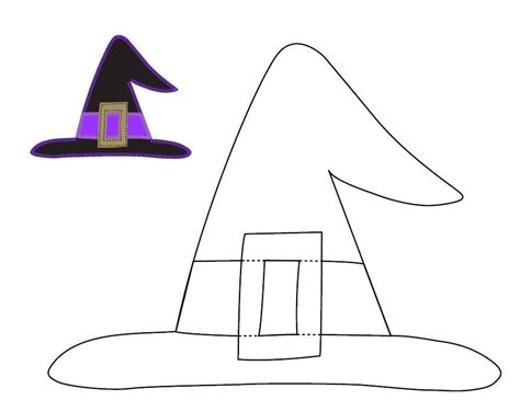 Witch Hat Template Printable