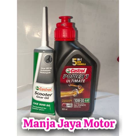 Jual Oli Castrol Power 1 ULTIMATE Matic 10W 30 Full Syntetic Oli