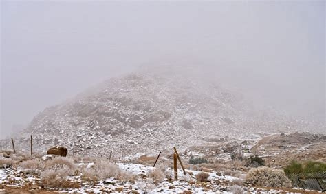 Rare snows and hailstorms cover the Saudi desert | CNN