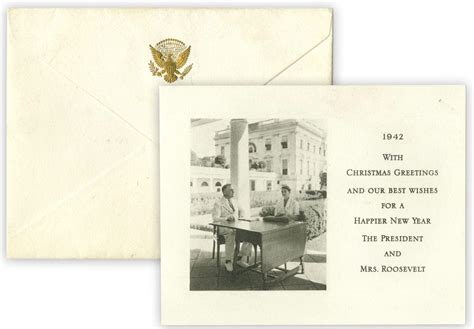 Lot - FDR Christmas Card Collection, (3) Marvelous Examples!