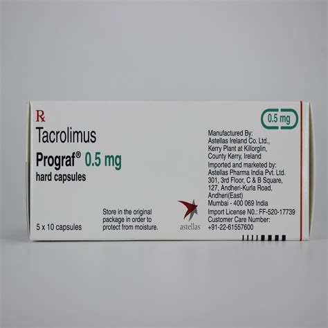 Tacrolimus Mg Prograf Capsules Astellas At Rs Box In Chennai