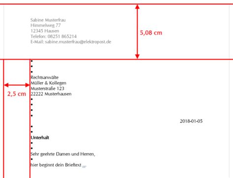 Anschriftenfeld Nach Din 5008 Ricky McDuffie Schule