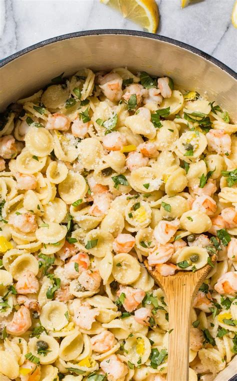 Orecchiette With Shrimp Pepperoncini And Basil Cook S Country Recipe Recipe Pasta Dishes