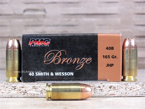 1000 Round Case - 40 Cal 165 Grain Jacketed Hollow Point Ammo by PMC - 40B | SGAmmo.com