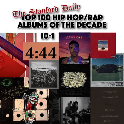 Top 100 Hip Hop Rap Albums Of The 2010s 10 1 The Stanford Daily