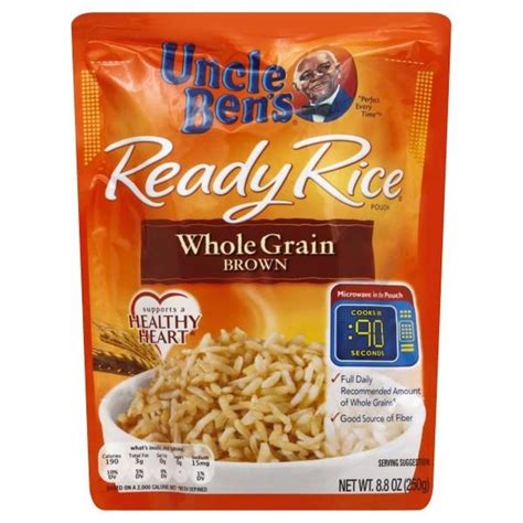 Uncle Ben S Ready Rice Whole Grain Brown