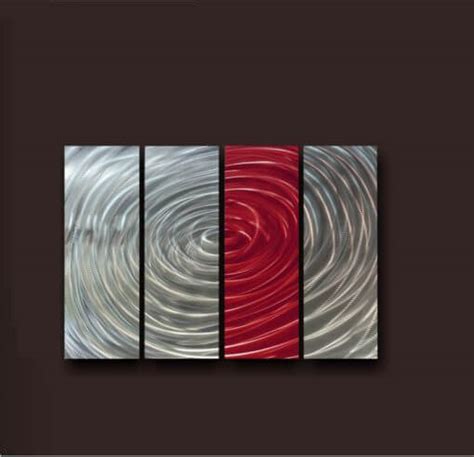 red metal wall art ~ red metal wall art design