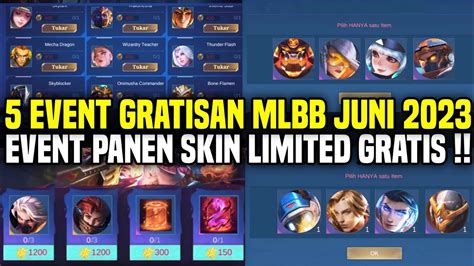 5 EVENT GRATISAN TERBARU MLBB JUNI KLAIM SKIN GRATIS SKIN MSC ATLAS